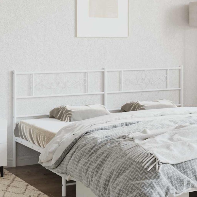 Tête de lit de remplacement métal blanc 200 cm 615821615821