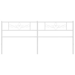 Tête de lit de remplacement métal blanc 200 cm 615821615821