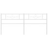 Tête de lit de remplacement métal blanc 200 cm 615821615821