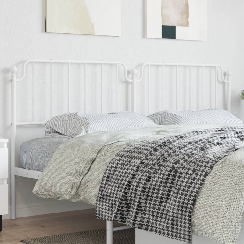 Tête de lit de remplacement métal blanc 200 cm 615822615822