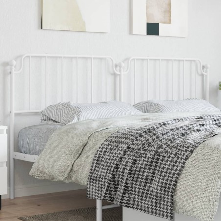 Tête de lit de remplacement métal blanc 200 cm 615822615822