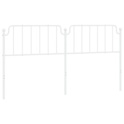 Tête de lit de remplacement métal blanc 200 cm 615822615822