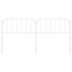 Tête de lit de remplacement métal blanc 200 cm 615822615822
