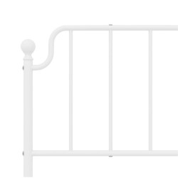 Tête de lit de remplacement métal blanc 200 cm 615822615822