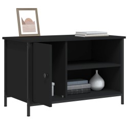 Meuble TV Noir 80x40x50 cm Bois d'ingénierie 615823615823