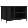 Meuble TV Noir 80x40x50 cm Bois d'ingénierie 615823615823