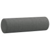 Canapé 3 places avec oreillers gris foncé 180 cm tissu 615824615824