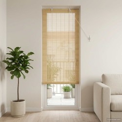 Store enrouleur Naturel 60 x 220 cm Bambou 615825615825