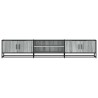 Meuble TV sonoma gris 210x35x41 cm bois d'ingénierie 615827615827