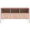 Meuble TV rose 100,5x39x50,5 cm acier 615829615829