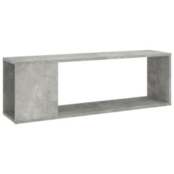 Meuble TV Gris béton 100x24x32 cm Bois d'ingénierie 615831615831