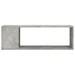 Meuble TV Gris béton 100x24x32 cm Bois d'ingénierie 615831615831
