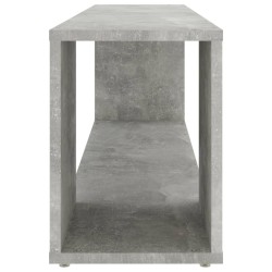 Meuble TV Gris béton 100x24x32 cm Bois d'ingénierie 615831615831