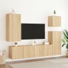 Meubles TV muraux 2 pcs chêne sonoma 80x30x41 cm 615837615837