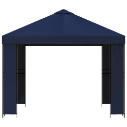 Pavillon 3 x 3 m Bleu Polyester et Acier 190 gsm 615840615840