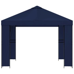 Pavillon 3 x 3 m Bleu Polyester et Acier 190 gsm 615840615840
