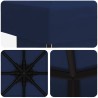 Pavillon 3 x 3 m Bleu Polyester et Acier 190 gsm 615840615840