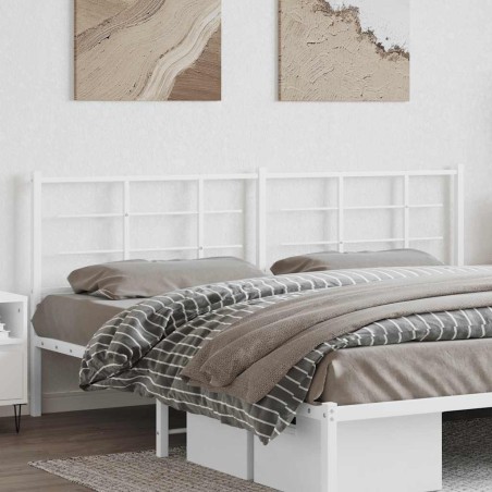 Tête de lit de remplacement métal blanc 200 cm 615841615841