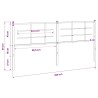 Tête de lit de remplacement métal blanc 200 cm 615841615841