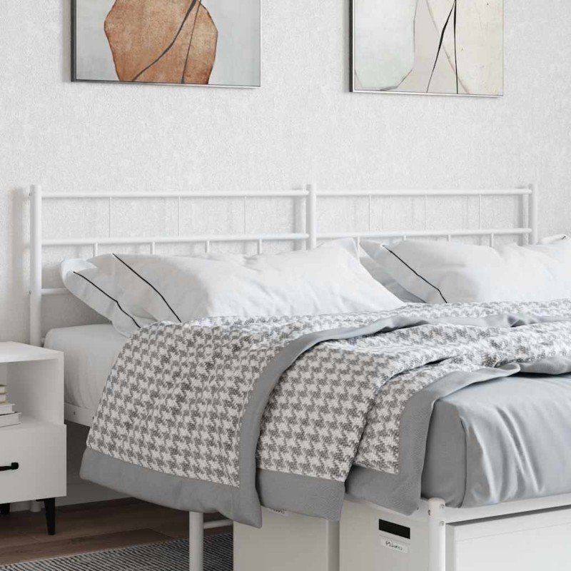 Tête de lit de remplacement métal blanc 200 cm 615844615844