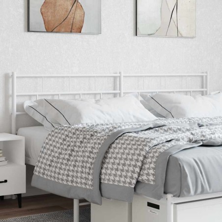 Tête de lit de remplacement métal blanc 200 cm 615844615844