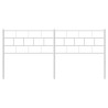 Tête de lit de remplacement métal blanc 200 cm 615844615844