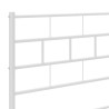 Tête de lit de remplacement métal blanc 200 cm 615844615844