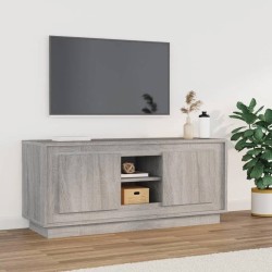 Meuble TV sonoma gris 102x35x45 cm bois d'ingénierie 615846615846