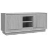 Meuble TV sonoma gris 102x35x45 cm bois d'ingénierie 615846615846