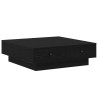 Table basse Chêne noir 90 x 90 x 28 cm Bois d'ingénierie 615847615847