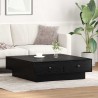 Table basse Chêne noir 90 x 90 x 28 cm Bois d'ingénierie 615847615847