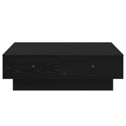 Table basse Chêne noir 90 x 90 x 28 cm Bois d'ingénierie 615847615847