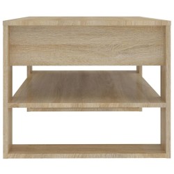Table basse chêne sonoma 102x55x45 cm bois d'ingénierie 615848615848
