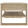 Table basse chêne sonoma 102x55x45 cm bois d'ingénierie 615848615848