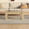 Table basse chêne sonoma 102x55x45 cm bois d'ingénierie 615848615848