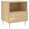 Table de chevet chêne sonoma 40x35x47,5 cm bois d’ingénierie 615849615849