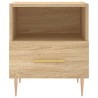 Table de chevet chêne sonoma 40x35x47,5 cm bois d’ingénierie 615849615849