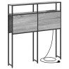 Tête de lit de rangement Sonoma gris Bois d'ingénierie 615850615850
