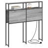 Tête de lit de rangement Sonoma gris Bois d'ingénierie 615850615850