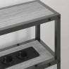 Tête de lit de rangement Sonoma gris Bois d'ingénierie 615850615850