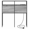 Tête de lit de rangement Sonoma gris Bois d'ingénierie 615850615850