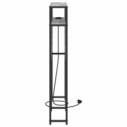Tête de lit de rangement Sonoma gris Bois d'ingénierie 615850615850