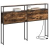 Tête de lit de rangement Chêne fumé Bois d'ingénierie 615851615851