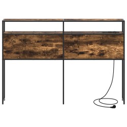 Tête de lit de rangement Chêne fumé Bois d'ingénierie 615851615851