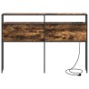 Tête de lit de rangement Chêne fumé Bois d'ingénierie 615851615851