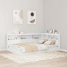 Tête de lit de rangement Blanc 120 cm Bois d'ingénierie 615853615853
