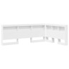 Tête de lit de rangement Blanc 120 cm Bois d'ingénierie 615853615853