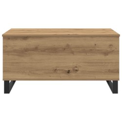Table basse chêne artisanal 90x44,5x45 cm bois d'ingénierie 615860615860