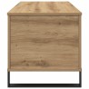 Table basse chêne artisanal 90x44,5x45 cm bois d'ingénierie 615860615860