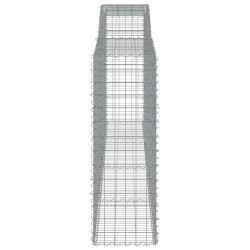 Paniers à gabions arqués 3 pcs 400x50x140/160 cm Fer galvanisé 615862615862